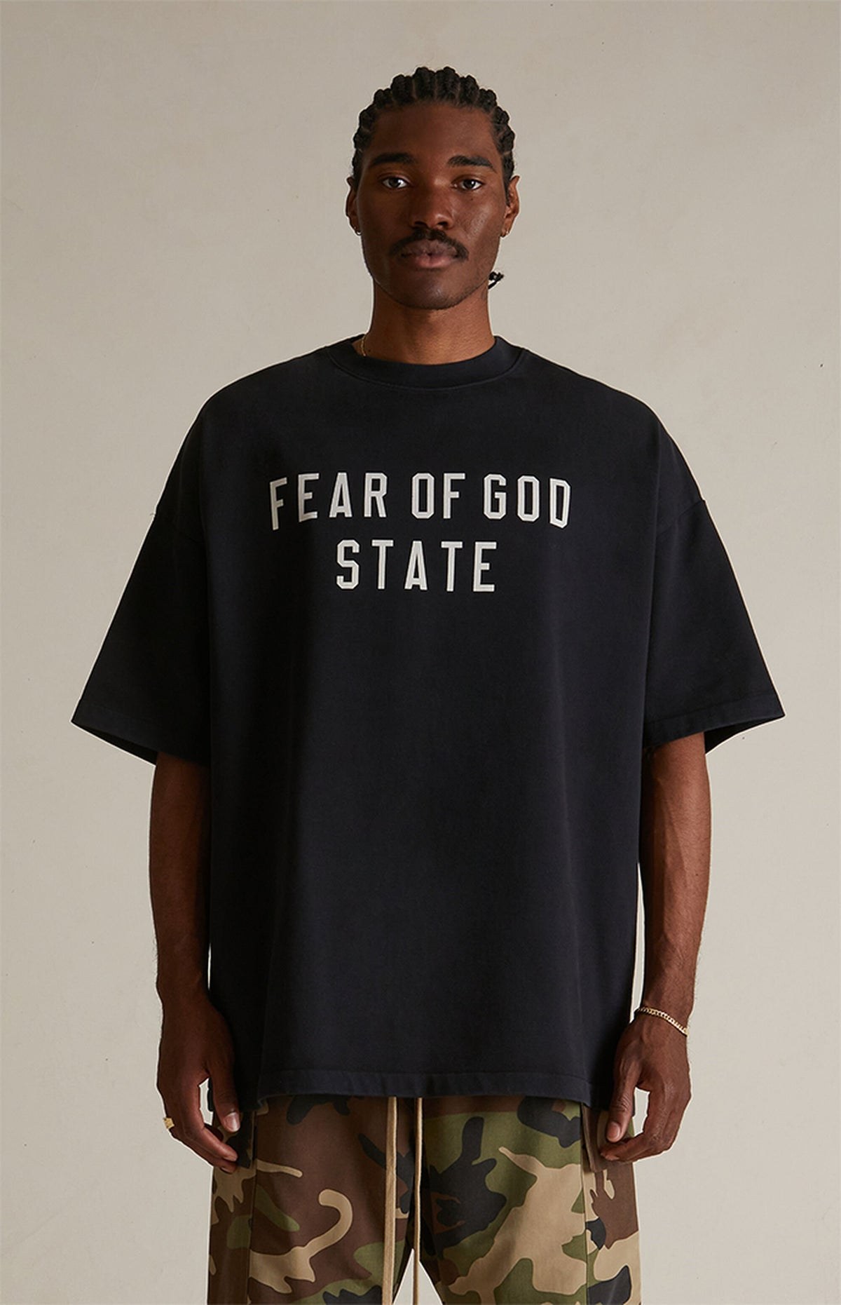 Essentials Heavy T Shirt “Black” (FW24) – תמונה 2
