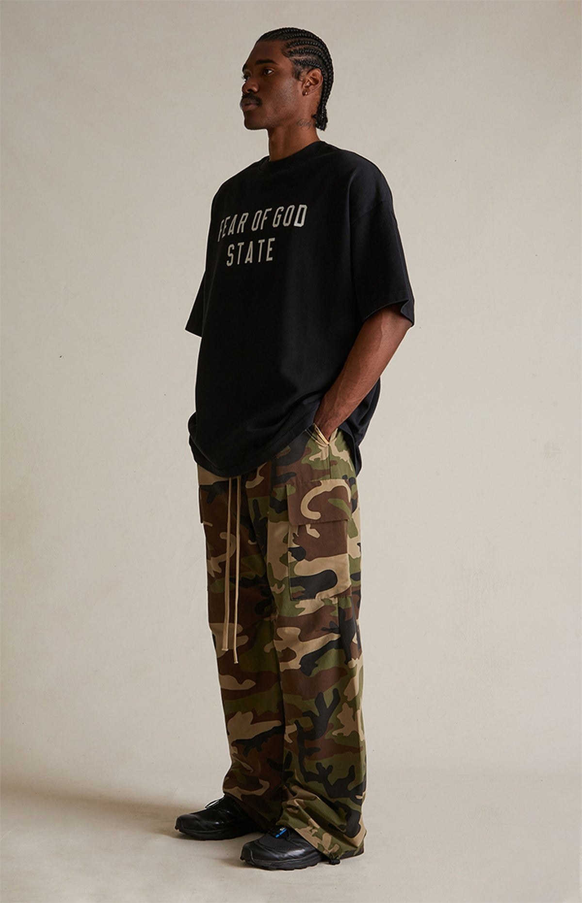 Essentials Heavy T Shirt “Black” (FW24) – תמונה 6