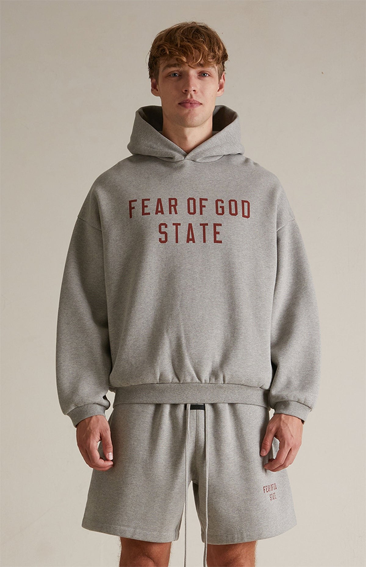 Essentials Hoodie “Dark Heather” (FW24) – תמונה 3