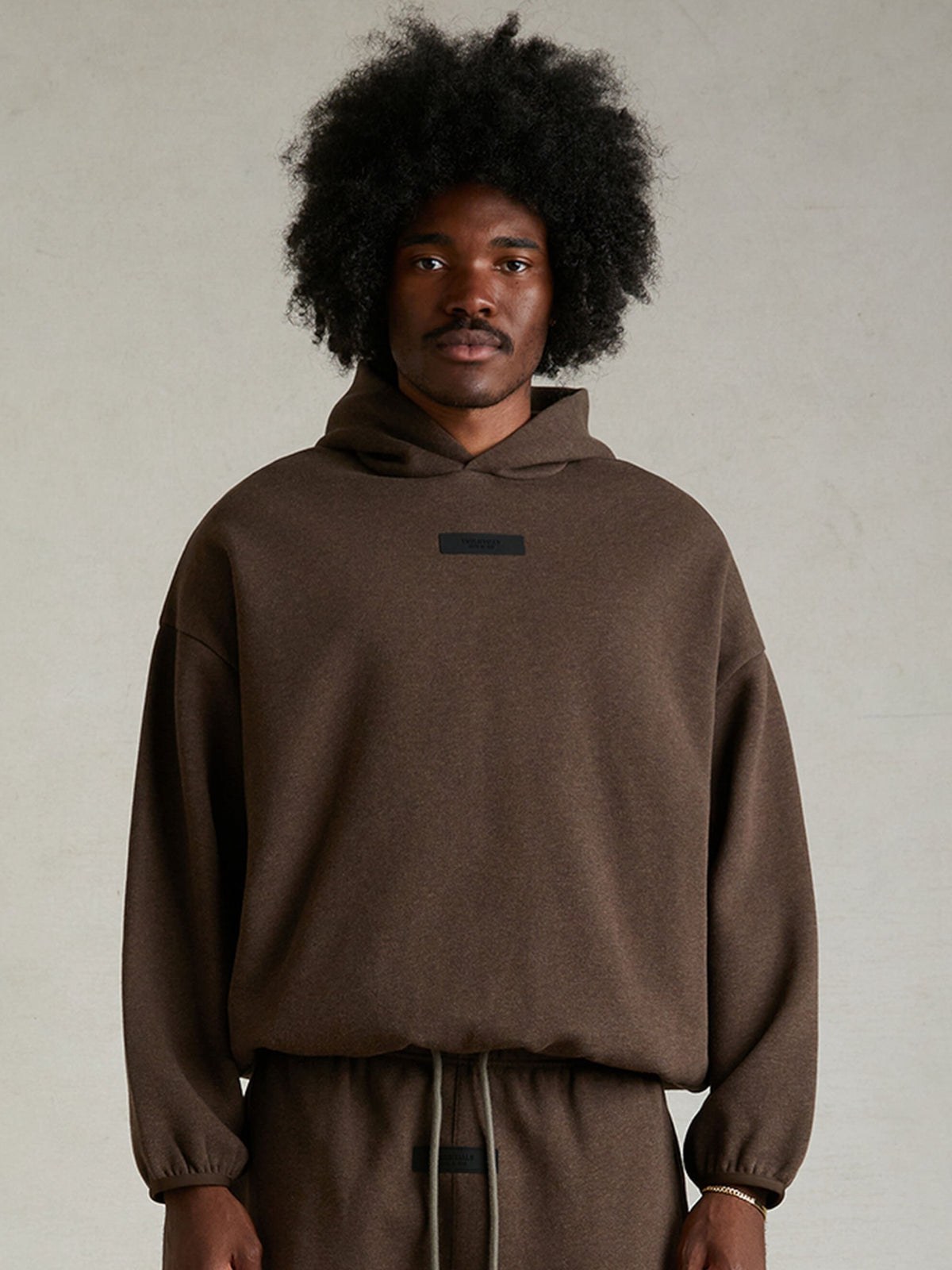 Essentials Hoodie “Heather Wood” (SS24) – תמונה 2