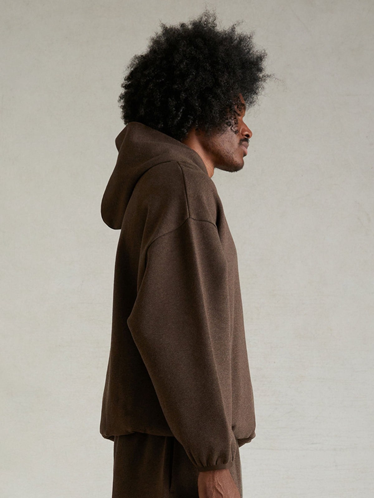 Essentials Hoodie “Heather Wood” (SS24) – תמונה 3