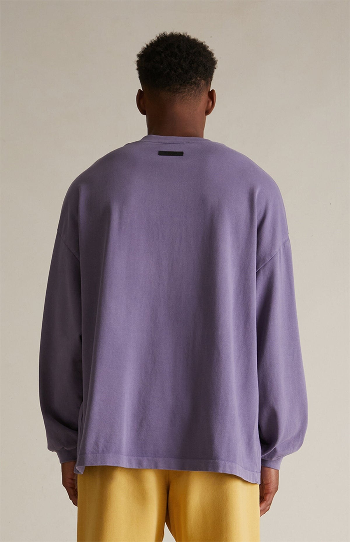 Essentials Heavy Long Sleeve T Shirt “Lavender” (FW24) – תמונה 4