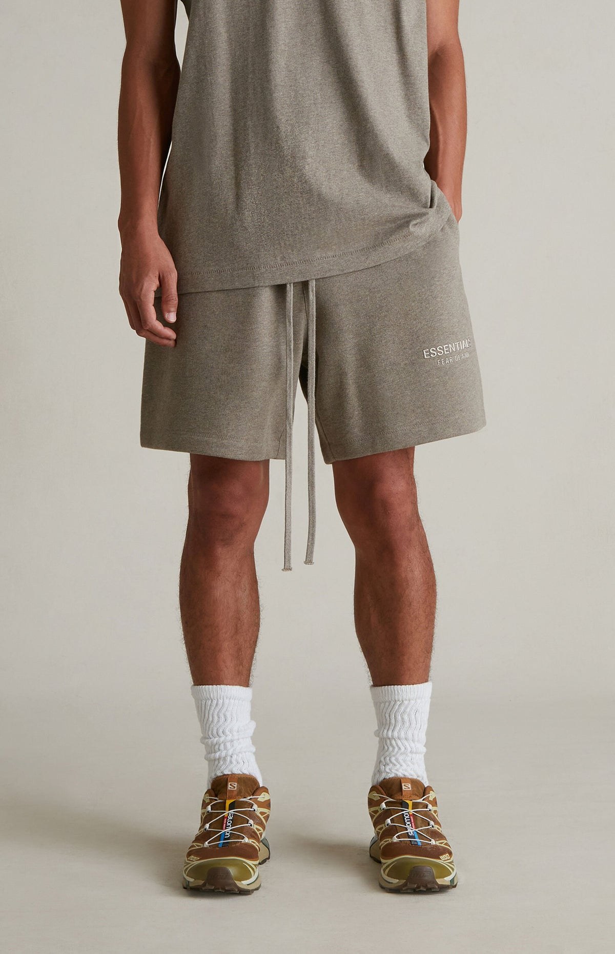 Essentials Shorts “Homestead Heather” (FW25) – תמונה 3