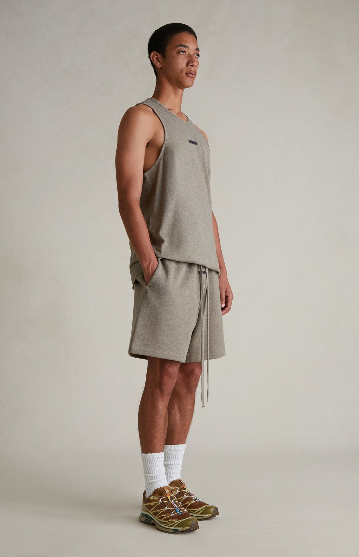 Essentials Shorts “Homestead Heather” (FW25) – תמונה 7