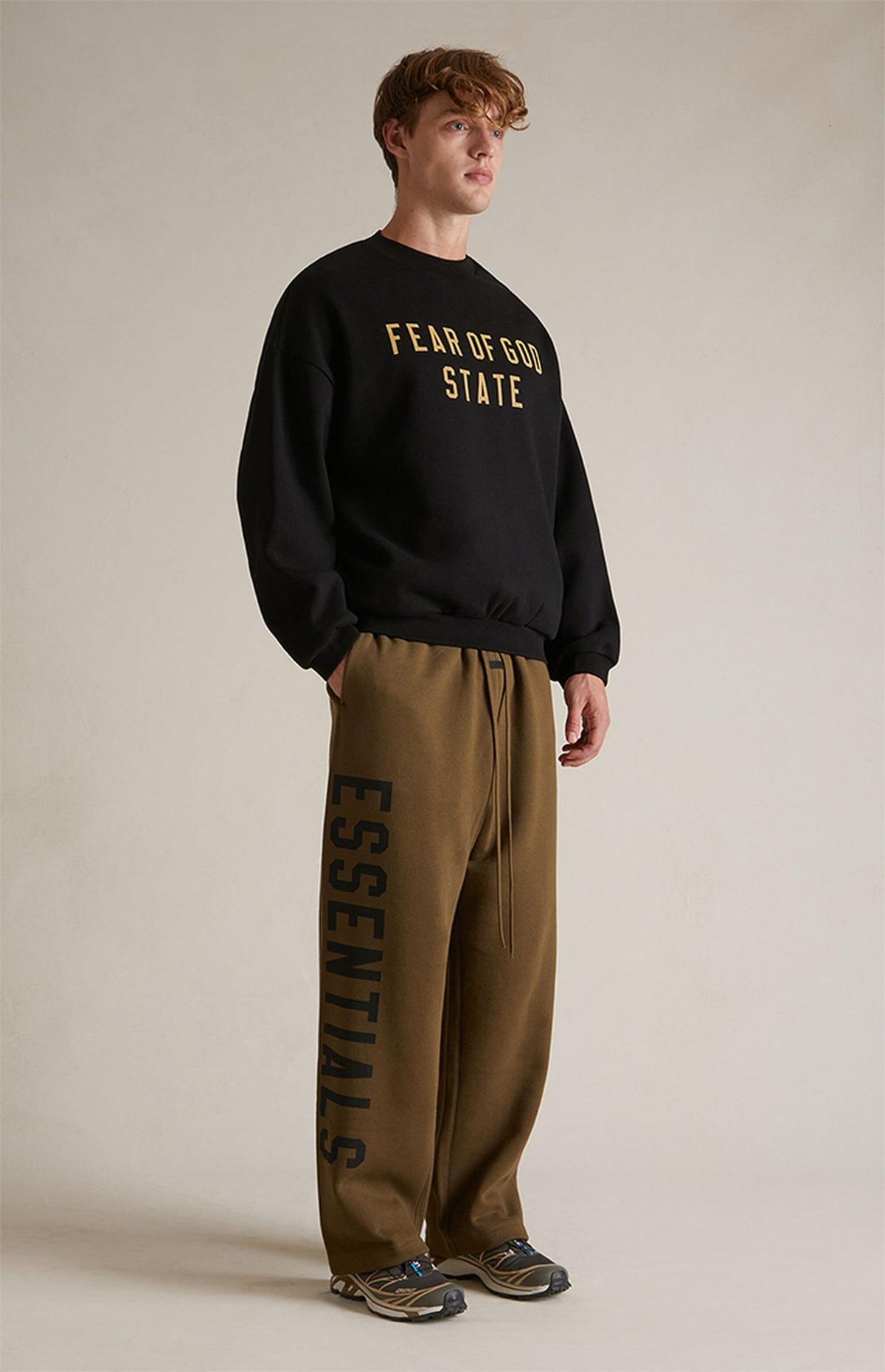 Essentials Sweatpants Relaxed “Olive” (FW24) – תמונה 6