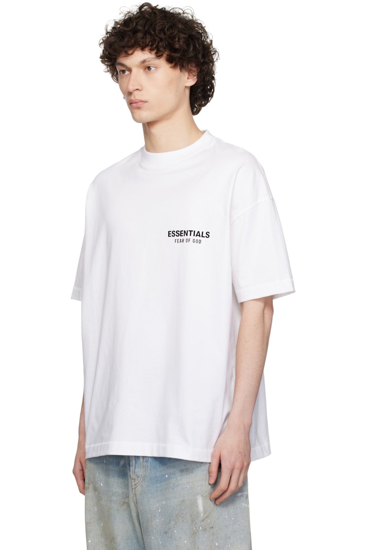 Essentials T Shirt “Bright White” (FW25) – תמונה 6